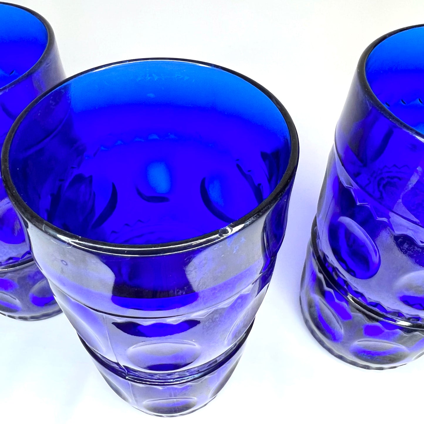 Colony Color Crown, Cobalt Tumbler, Set of 4