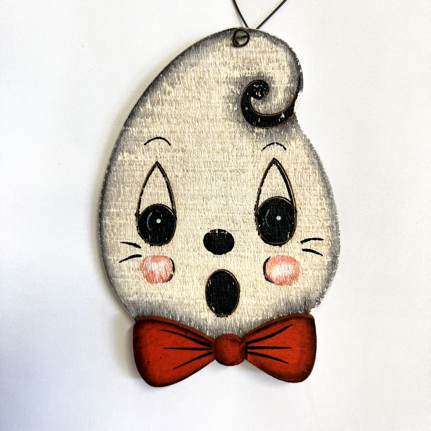 Ghost Wood Ornament