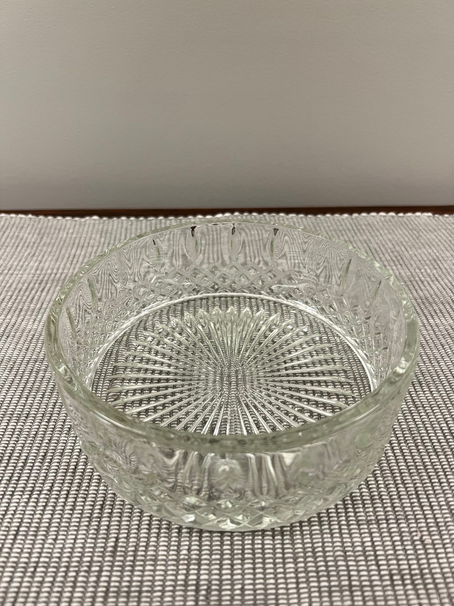 Clear Glass Round Bowl