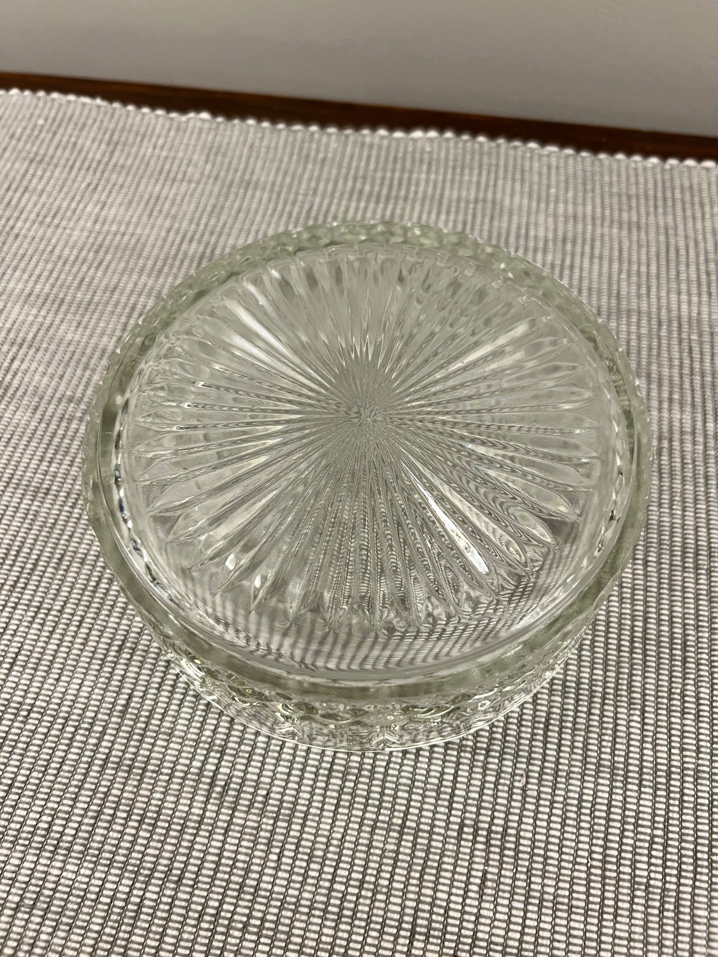 Clear Glass Round Bowl