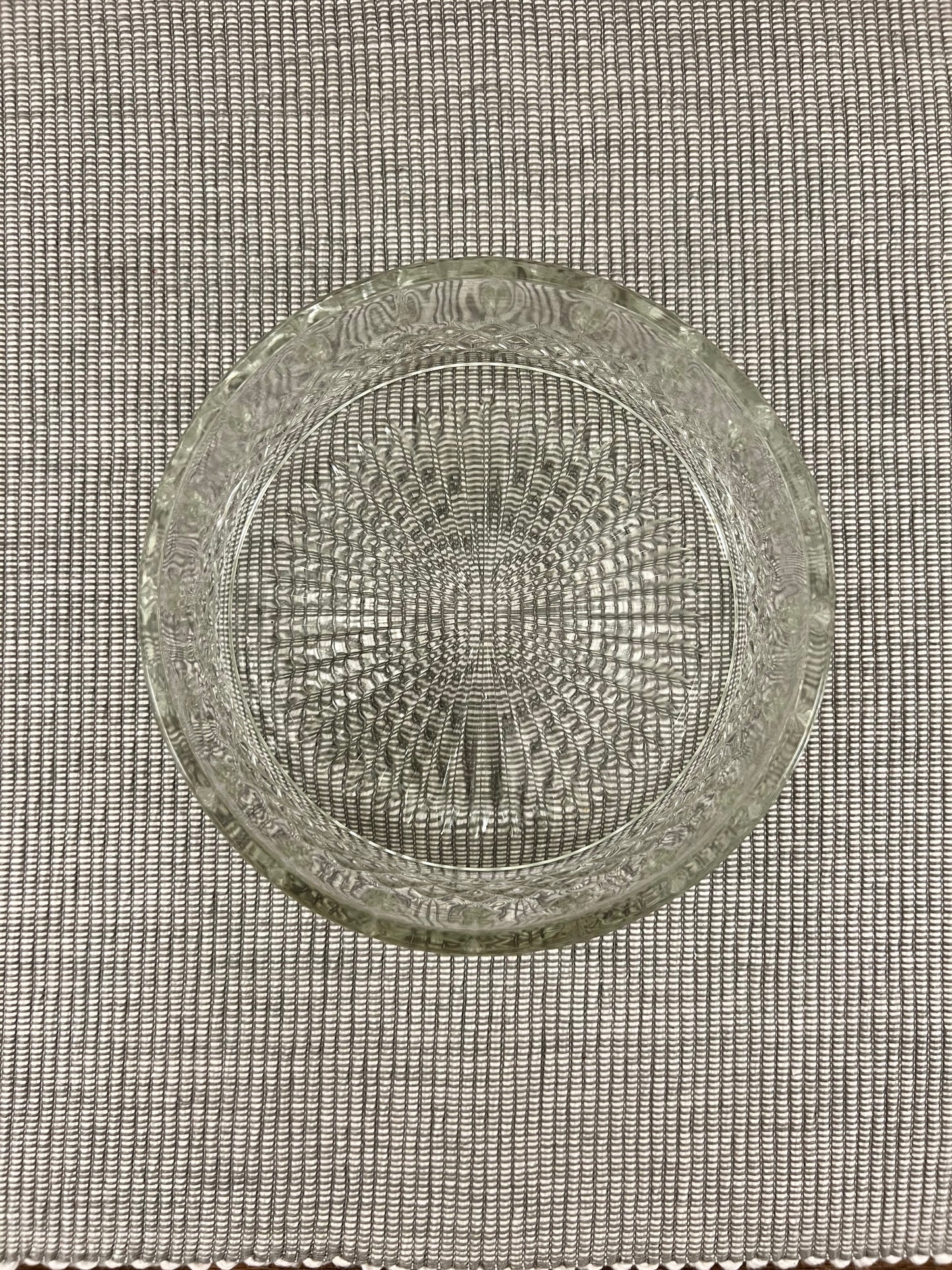 Clear Glass Round Bowl