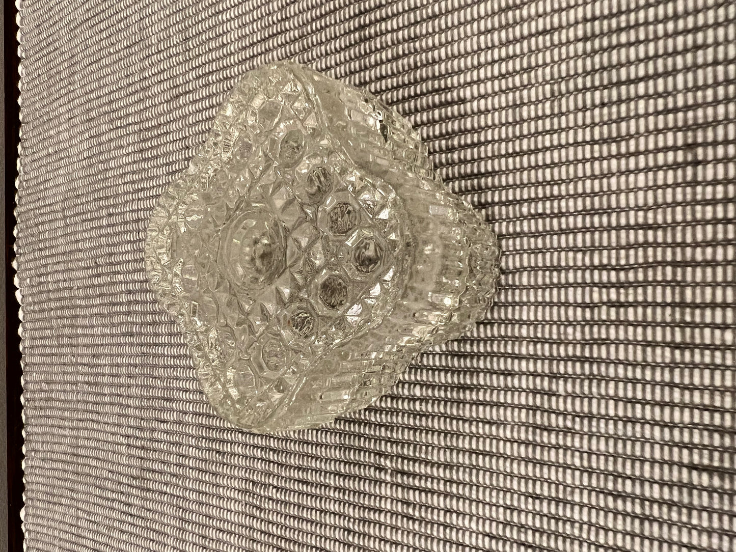 Clear Glass Trinket Box