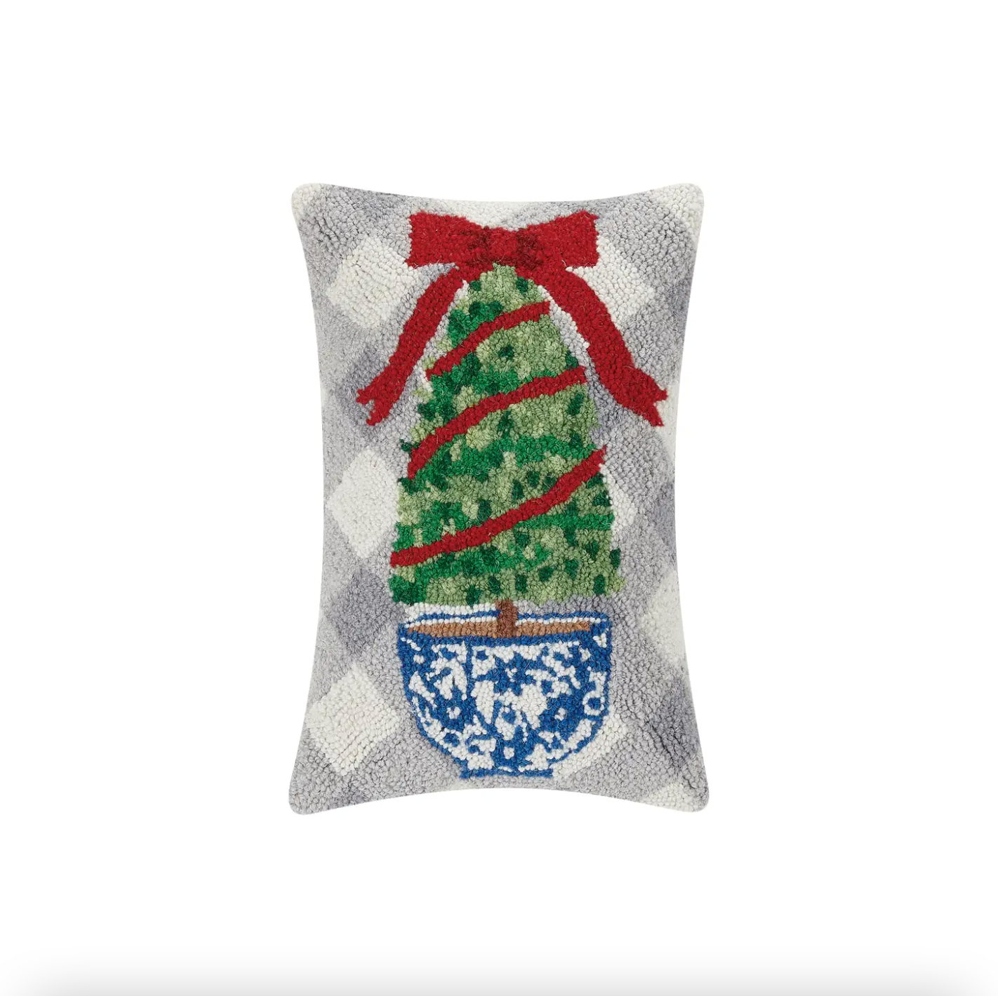 Chinoiserie Topiary Hook Pillow