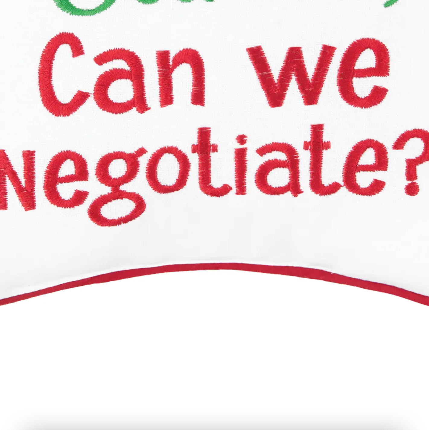 Can We Negotiate Pillow