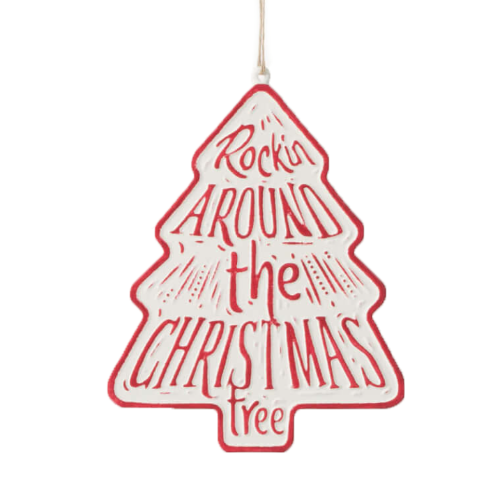 Icon Metal Ornament, Tree