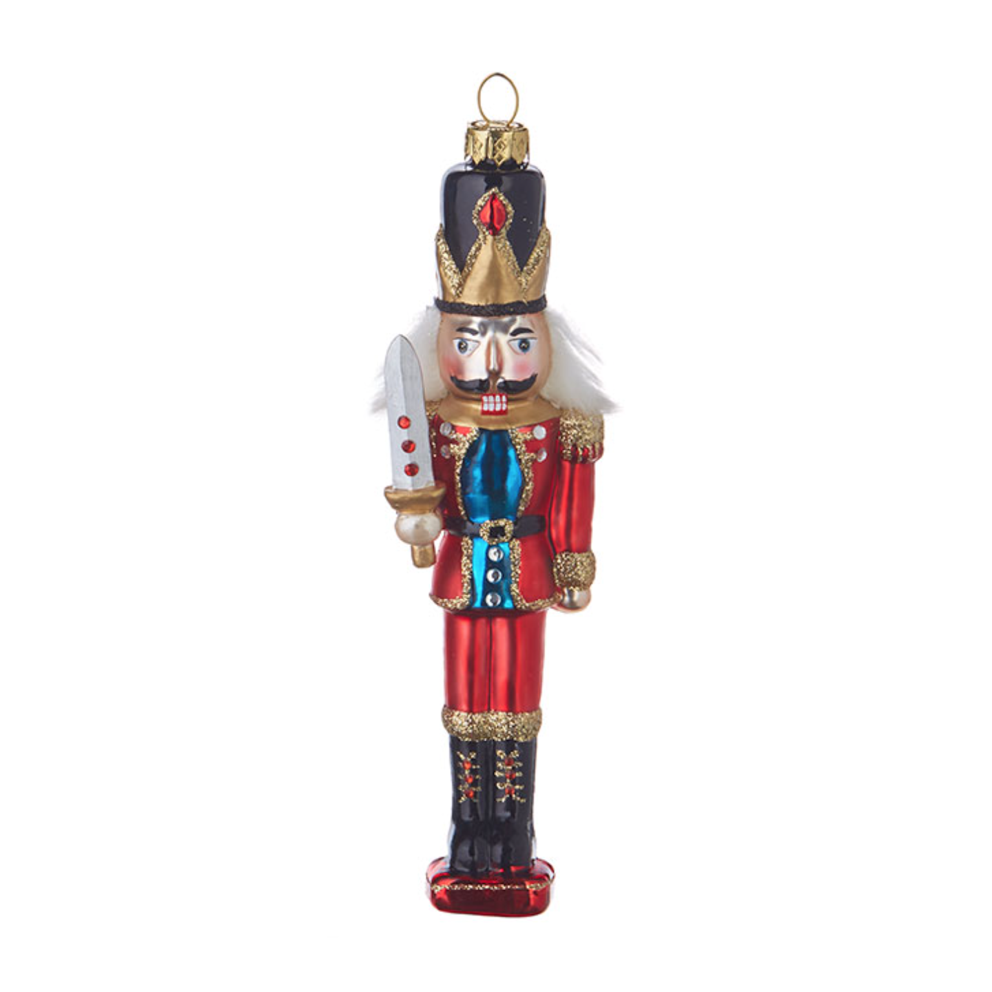 Nutcracker Ornament, Red