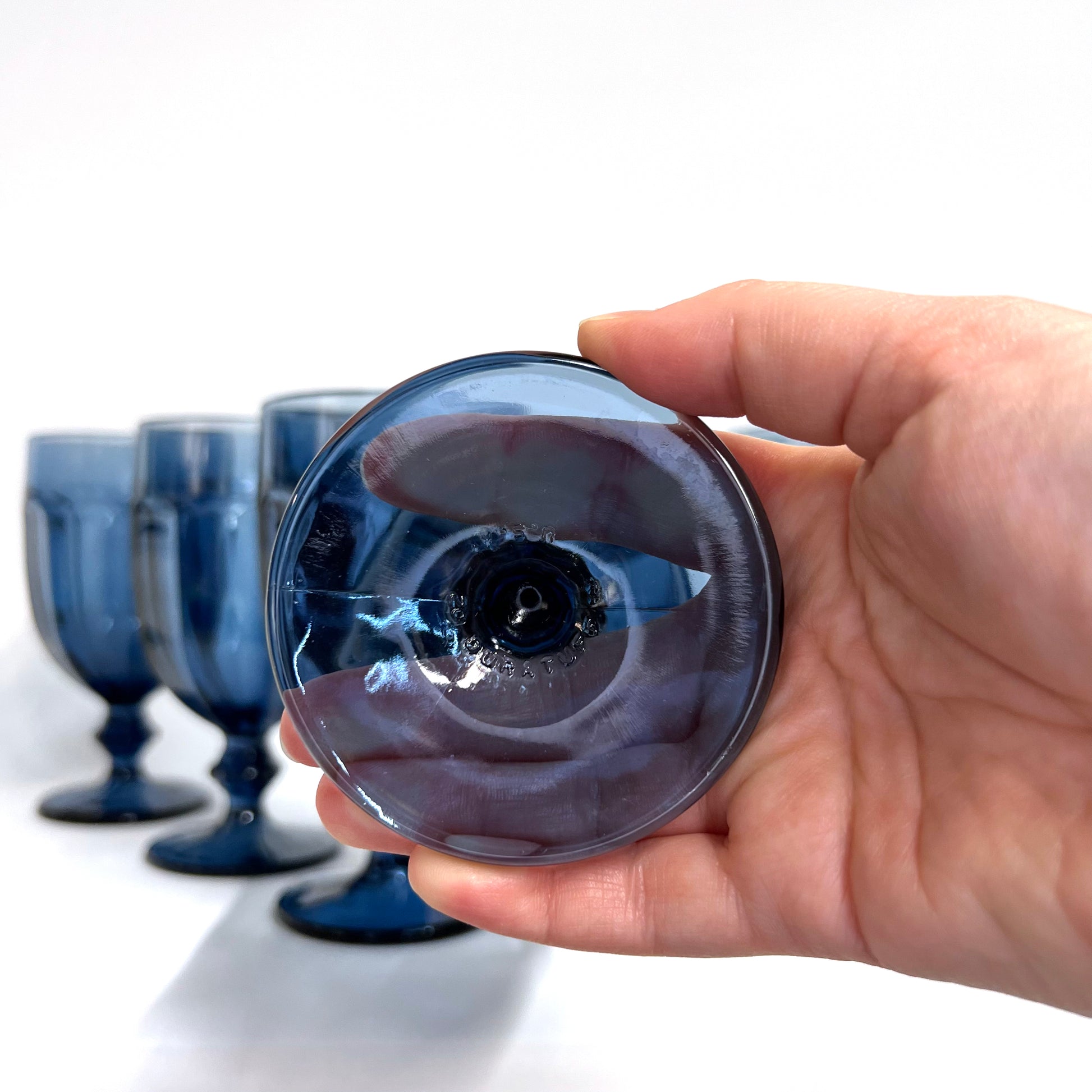 Libby Gilbraltor Dusky Blue, Iced Tea Glasses, Set of 4 – Frances Virginia  Designs