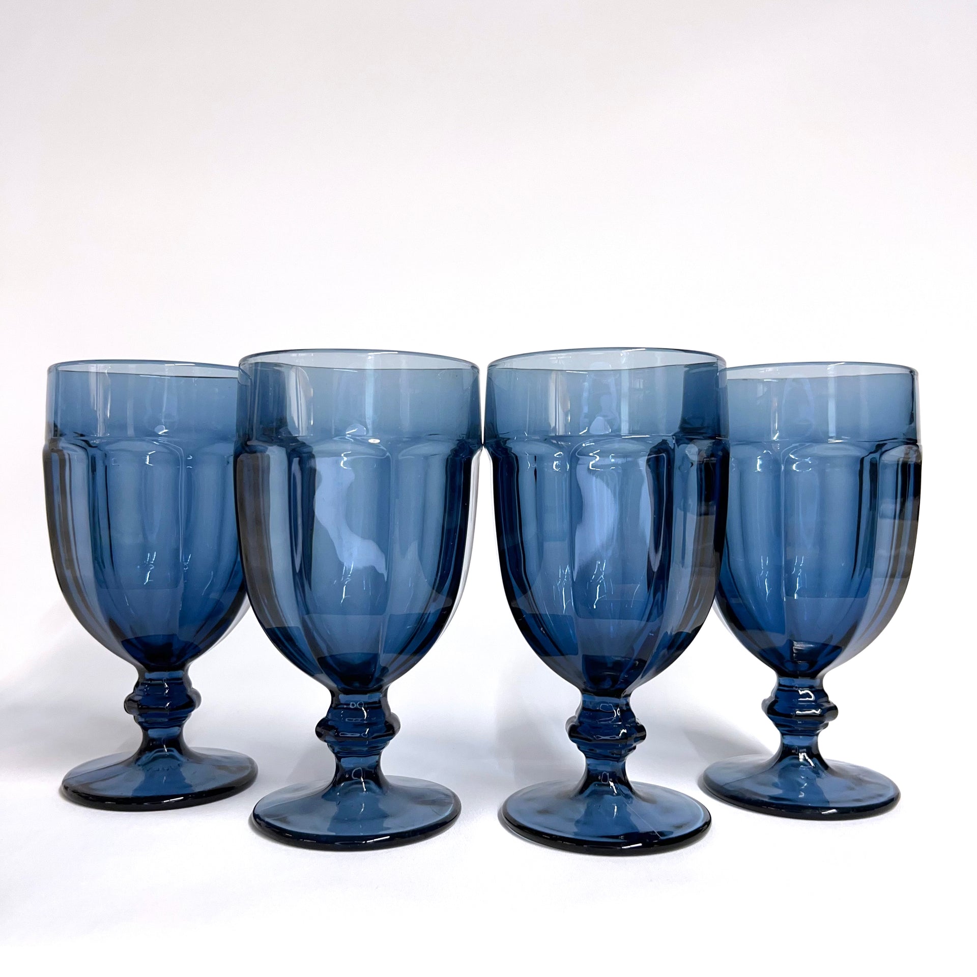 Libby Gilbraltor Dusky Blue, Iced Tea Glasses, Set of 6 – Frances Virginia  Designs