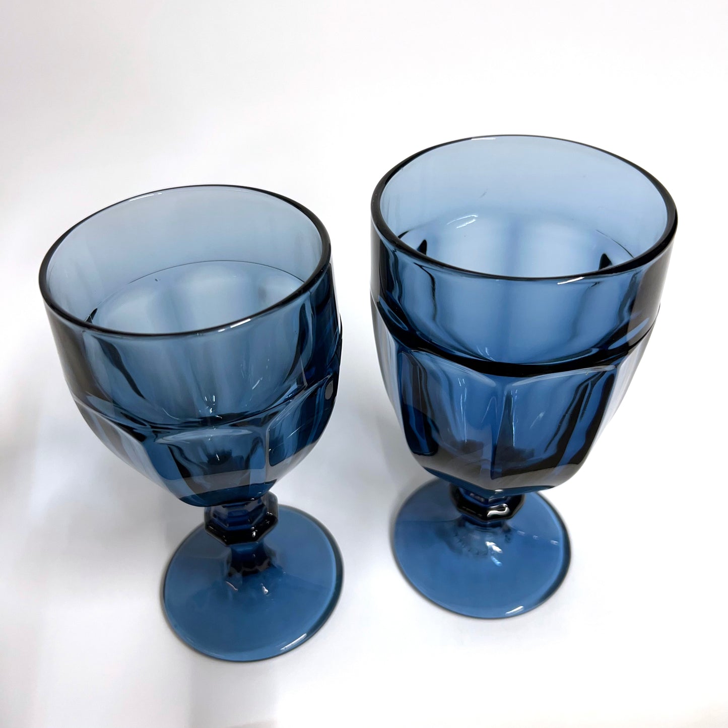 Libby Gilbraltor Dusky Blue, Water Goblets, Set of 6