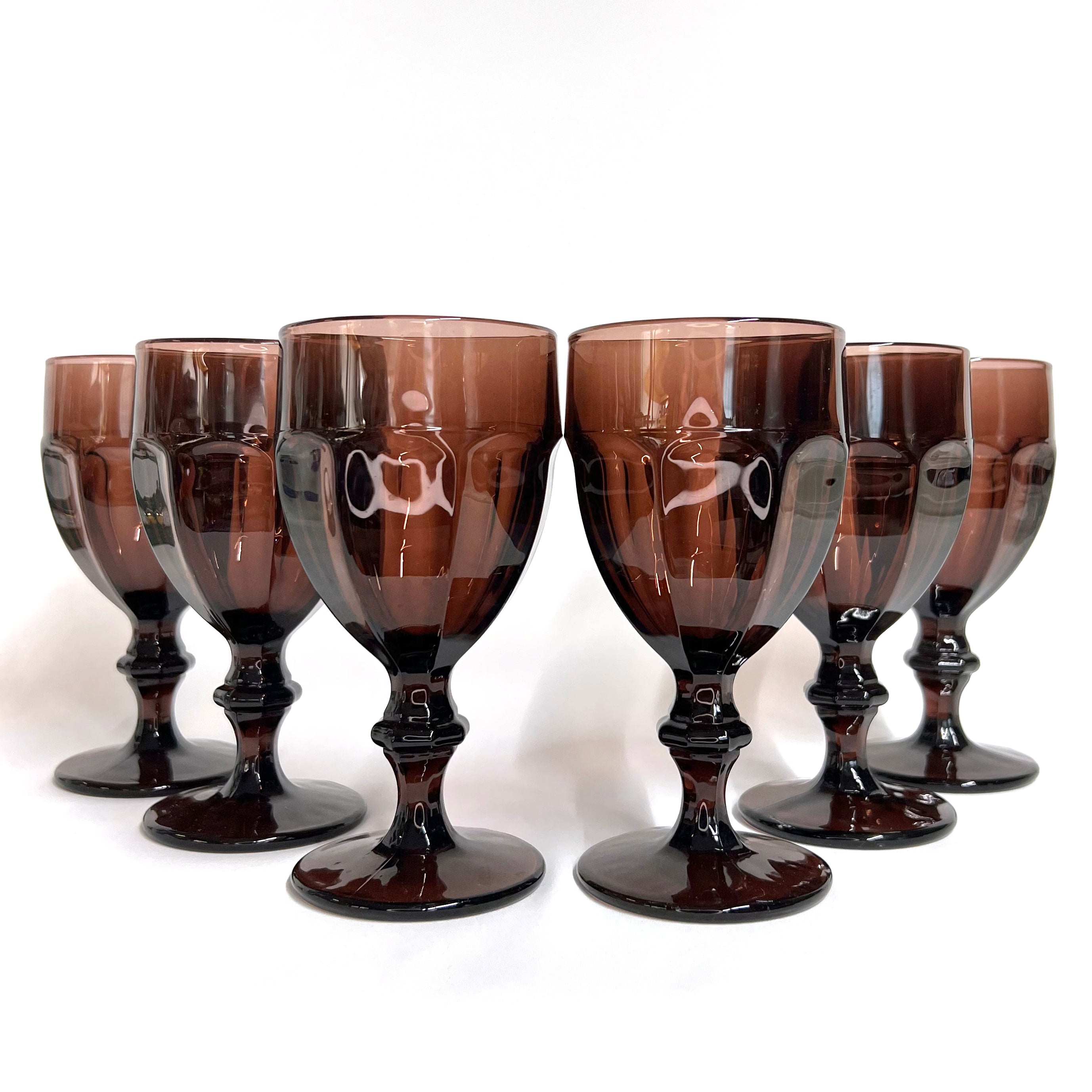 Lot of 6 cheapest Libby Duratuff Goblets