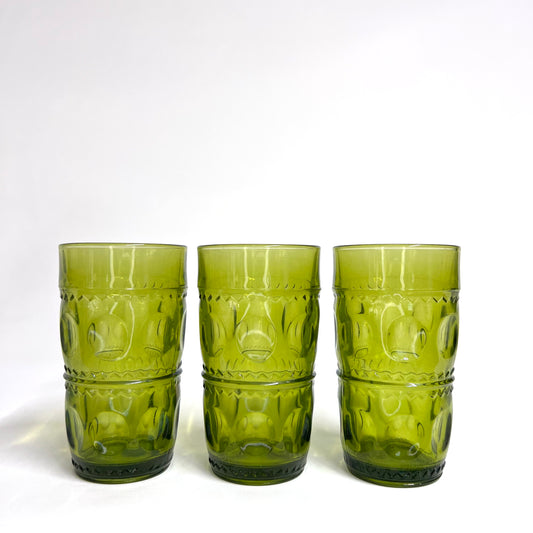 Colony Color Crown, Green Tumbler, Set of 3