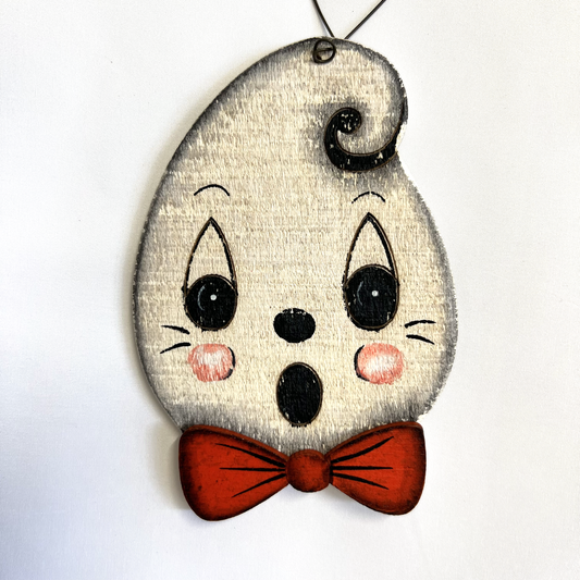 Ghost Wood Ornament