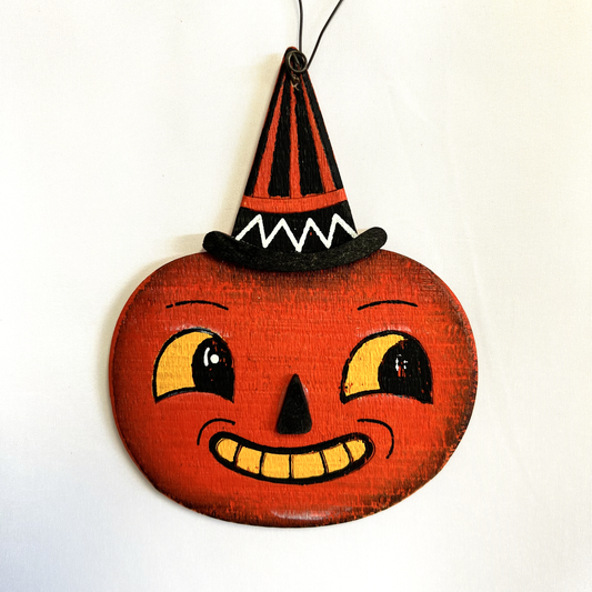 Pumpkin Wood Ornament