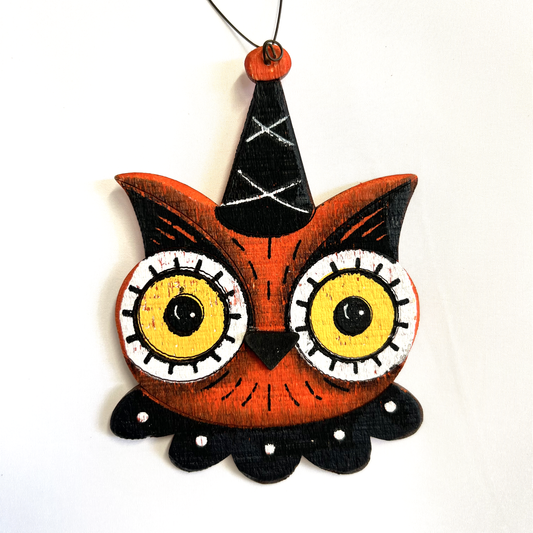 Owl Wood Ornament