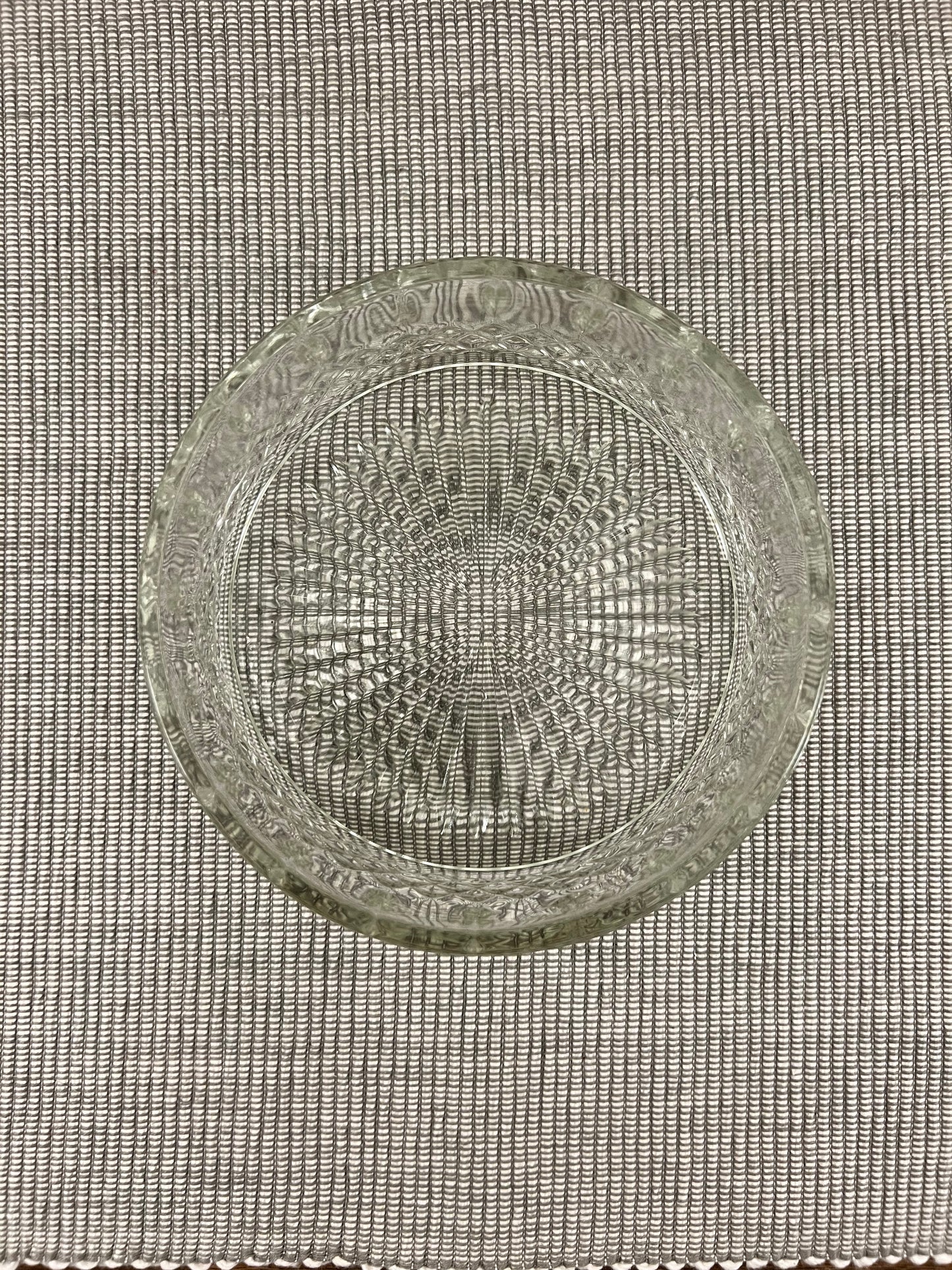 Clear Glass Round Bowl