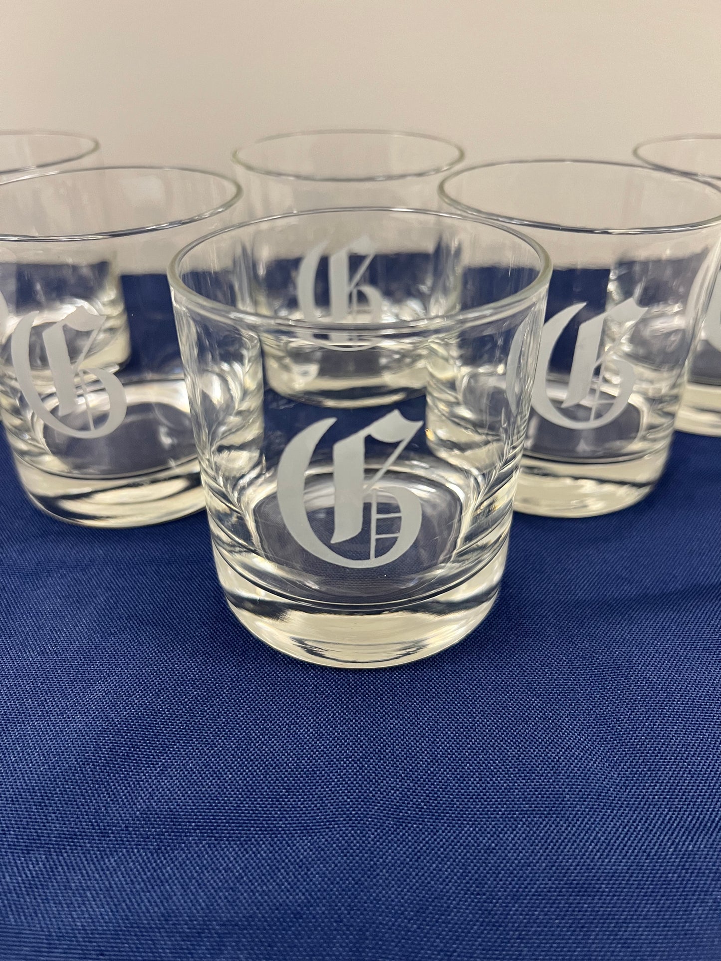G Monogram Rocks Glasses, Set of 6