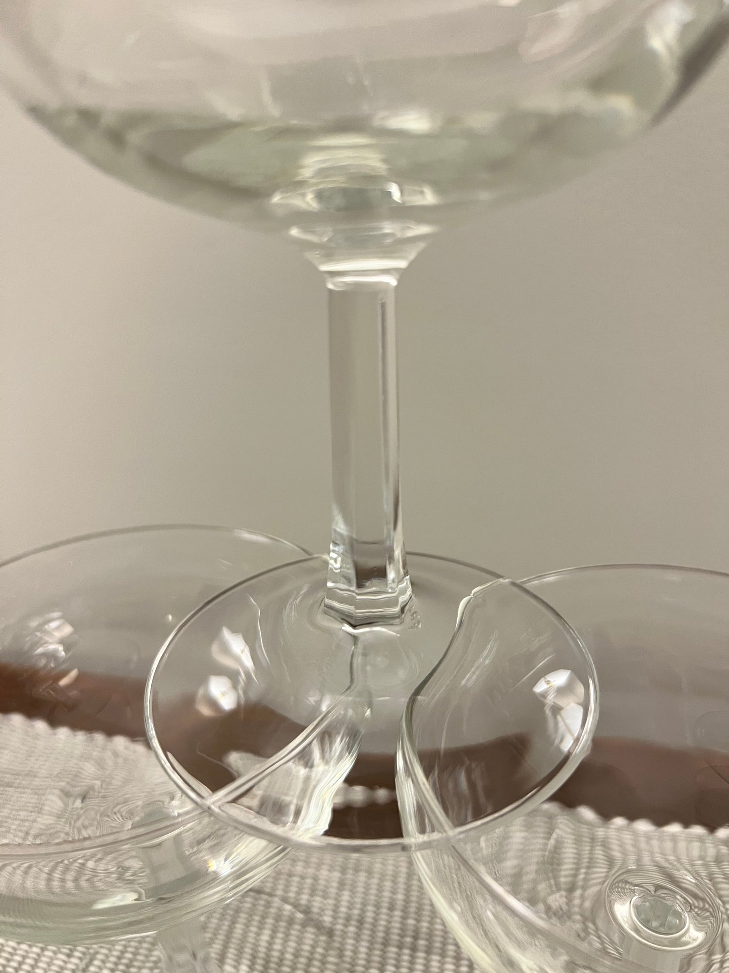 French Coupe Glasses, Set of 6