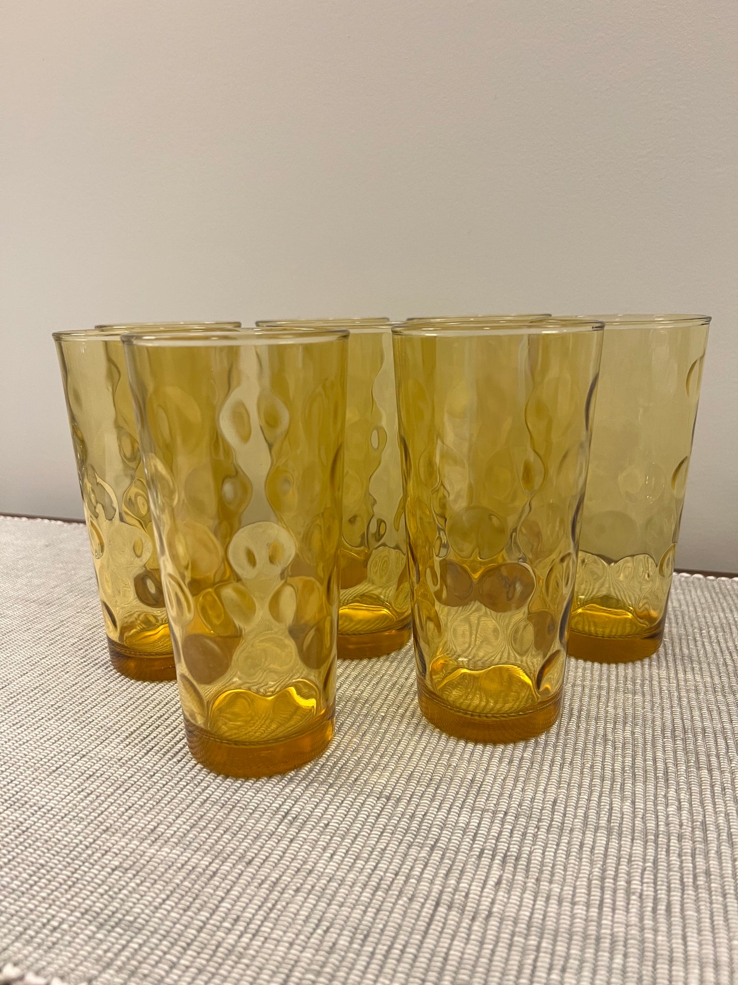 Amber Circle Tumbler, Set of 8