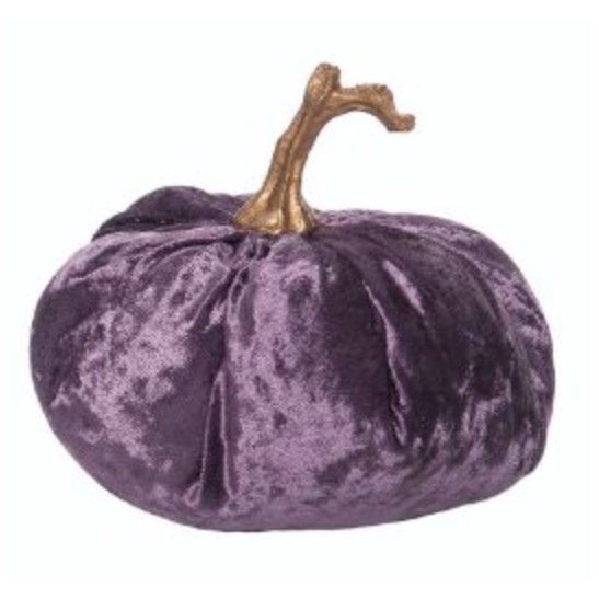 Purple Velvet Pumpkin