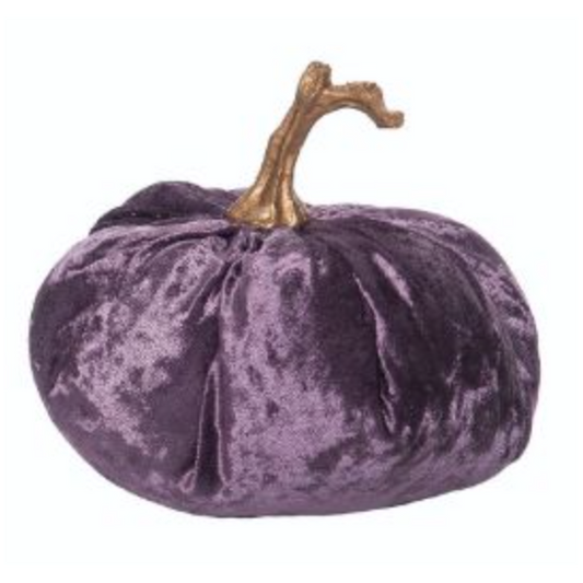 Purple Velvet Pumpkin