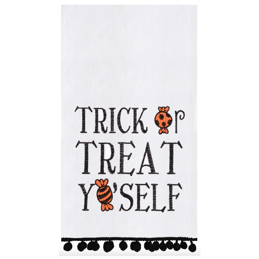 Trick or Treat Yo'self Kitchen Towel