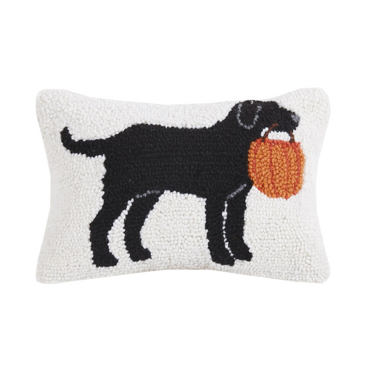 Trick or Treat Lab Hook Pillow