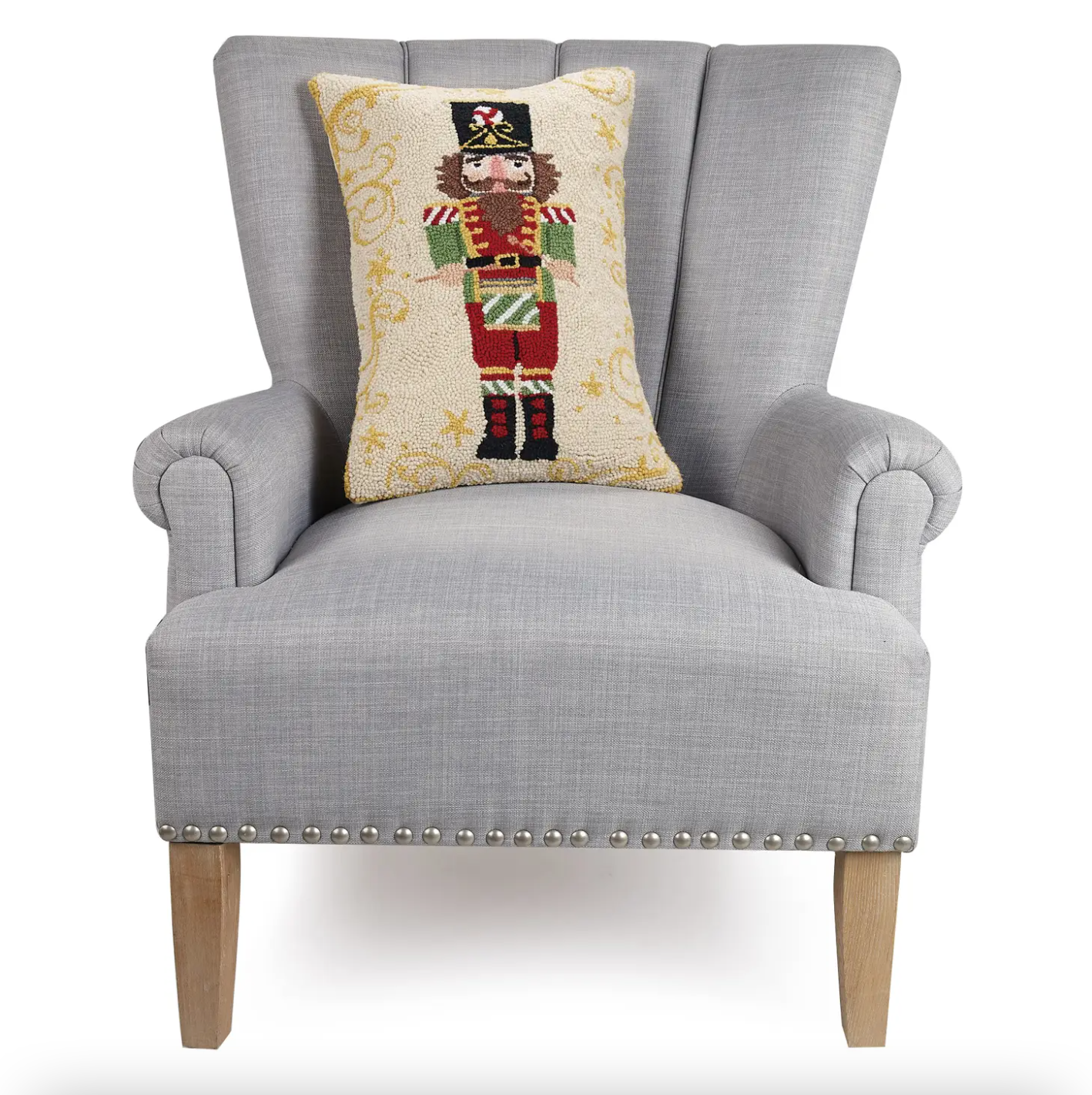 Nutcracker Gold Hook Pillow