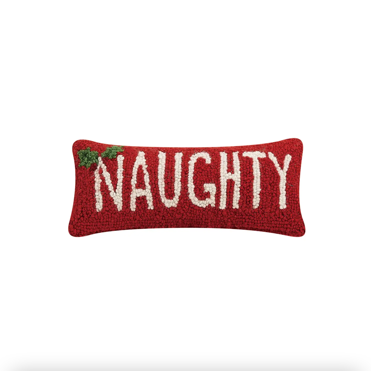 Naughty & Nice Hook Pillows, Set of 2