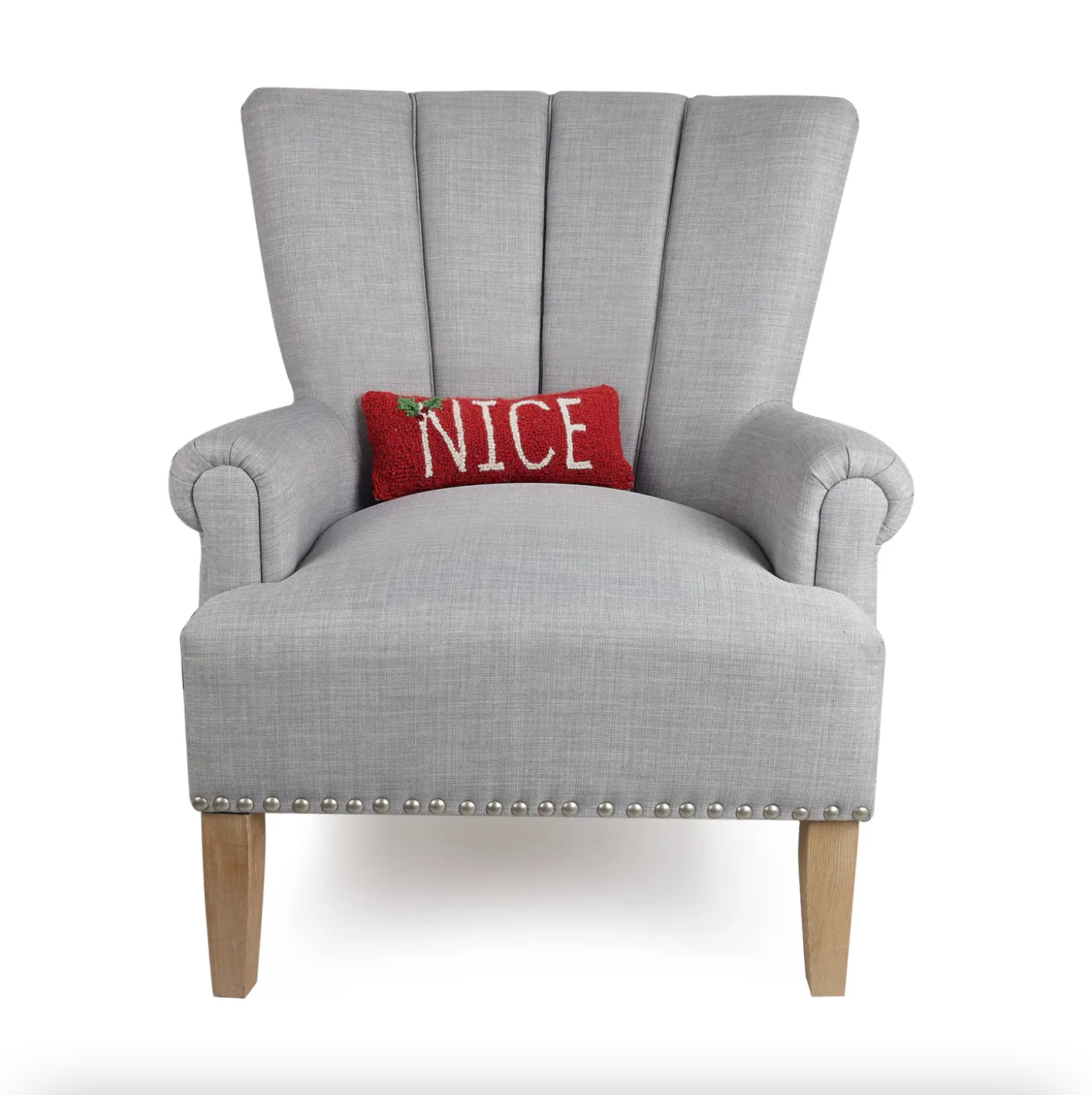 Naughty & Nice Hook Pillows, Set of 2