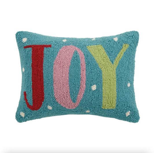 Joy Multi Color Hook Pillow