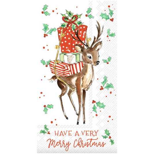 Merry Little Deer Guest Towels