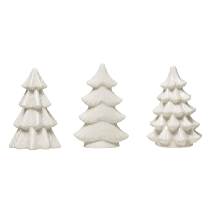 Stoneware Trees, Set of 6