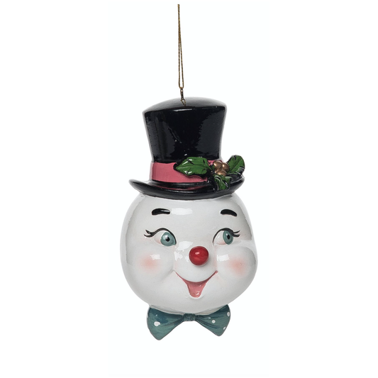 Retro Snowman Ornament