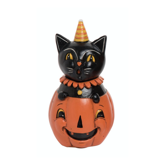 Black Cat Peek a Boo Pumpkin